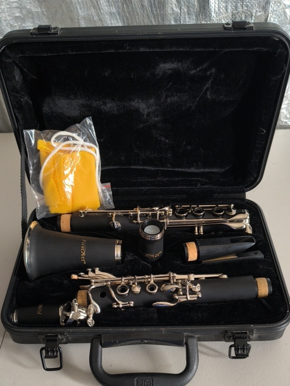 Fitzpatrick Clarinet in Black with Silver Keys